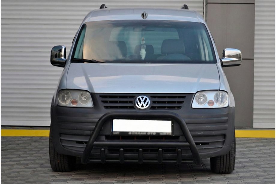 Volkswagen Caddy 2004-2010 Bull Bar WT003 Black Stainless Steel Image