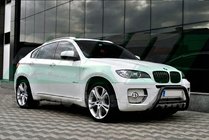 BMW X6 E71 2008–2014 Bull Bar WT003 Black Stainless Steel photo 3