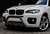 BMW X6 E71 2008–2014 Bull Bar WT003 Black Stainless Steel photo 1