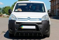 Citroen Berlingo 2008-2018 Bull Bar WT004 Black (Stainless Steel) photo 2