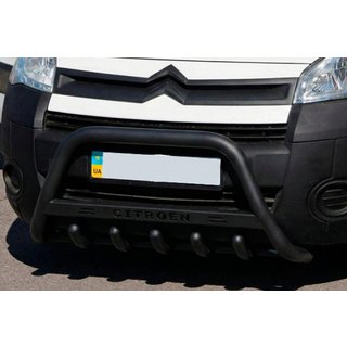 Bull Bar WT004 Black (Stainless Steel) Citroen Berlingo 2008-2018 photo 1