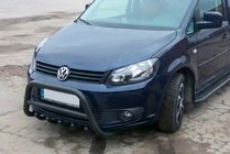 Volkswagen Caddy 2015-2020 Bull Bar WT003 Black Stainless Steel photo 2