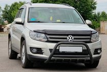 Volkswagen Tiguan 2007-2016 Bull Bar WT003 Black Stainless Steel photo 1