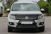 Volkswagen Tiguan 2007-2016 Bull Bar WT003 Black Stainless Steel photo 4
