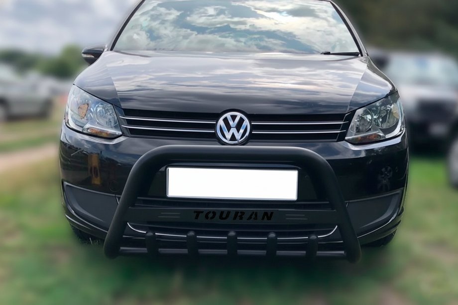 Volkswagen Touran 2003-2010 Bull Bar WT004 Black (Stainless Steel) Image