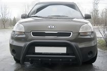 Kia Soul I 2008-2013 Bull Bar WT003 Black Stainless Steel photo 1
