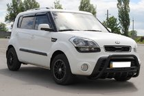 Kia Soul I 2008-2013 Bull Bar WT004 Black (Stainless Steel) photo 2