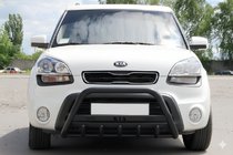 Kia Soul I 2008-2013 Bull Bar WT004 Black (Stainless Steel) photo 1