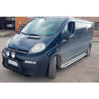 Bull Bar WT004 Black (Stainless Steel) Opel Vivaro 2001–2015 photo 2