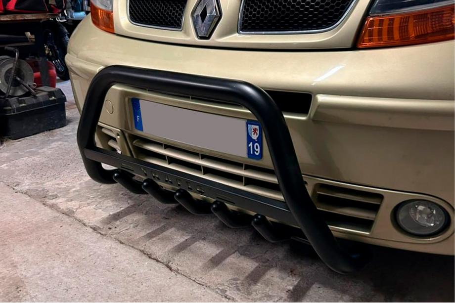 Renault Trafic 2001–2015 Bull Bar WT004 Black (Stainless Steel) Image