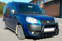 Fiat Doblo I 2001-2005 Bull Bar WT003 Black Stainless Steel photo 1