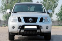Nissan Navara 2006-2015 Bull Bar WT008 Black (Stainless Steel) photo 2