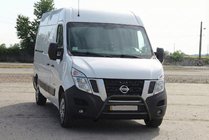 Opel Movano 2010-2021 Bull Bar WT018 Black (Stainless Steel) photo 1