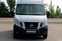 Opel Movano 2010-2021 Bull Bar WT018 Black (Stainless Steel) photo 3