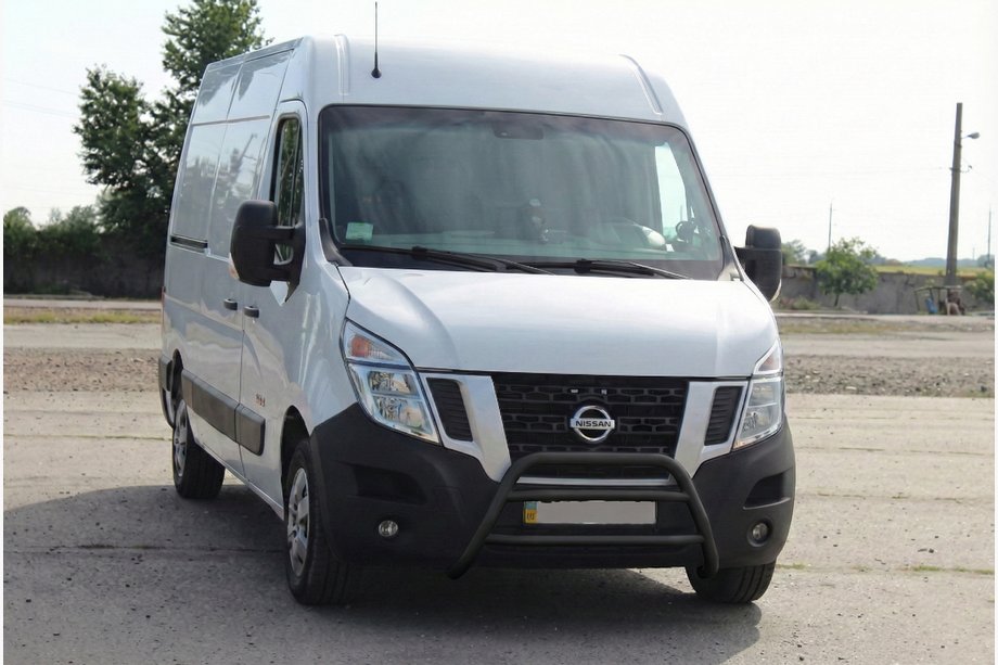 Opel Movano 2010-2021 Bull Bar WT018 Black (Stainless Steel) Image