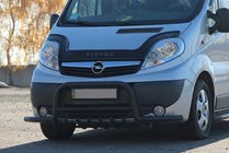 Renault Trafic 2001–2015 Bull Bar Exclusive Black (stainless steel) photo 2