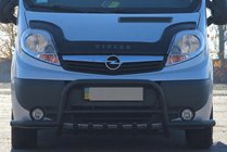 Renault Trafic 2001–2015 Bull Bar Exclusive Black (stainless steel) photo 3