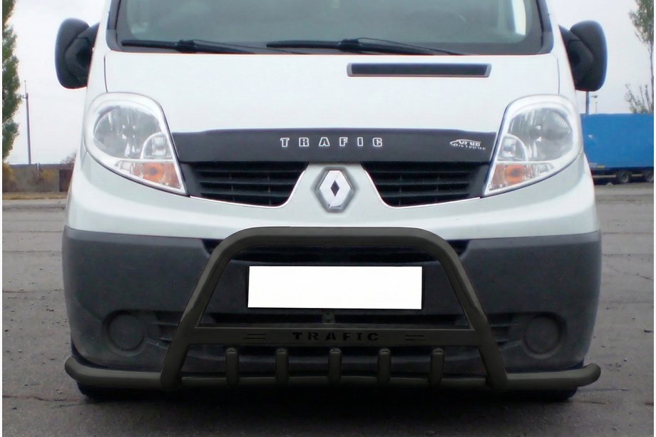 Renault Trafic 2001–2015 Bull Bar Exclusive Black (stainless steel) Image