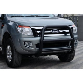 Front Bumper Guard WT018 Black (Stainless Steel) photo 1