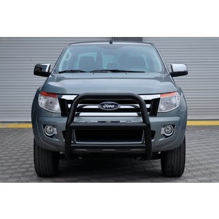 Front Bumper Guard WT018 Black (Stainless Steel) photo 2