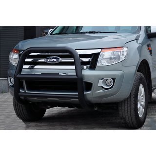 Front Bumper Guard WT018 Black (Stainless Steel) photo 3