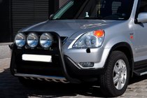 Honda CRV 2001-2006 Bull Bar WT018 Black (Stainless Steel) photo 2