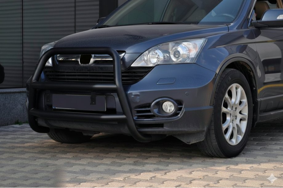 Honda CRV 2007-2011 Bull Bar WT018 Black (Stainless Steel) Image