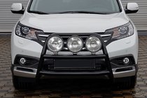 Honda CRV 2012-2016 Front Bumper Guard WT018 Black (Stainless Steel) photo 4