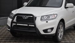 Hyundai Santa Fe 2 2006-2012 Bull Bar WT018 Black (Stainless Steel) photo 1