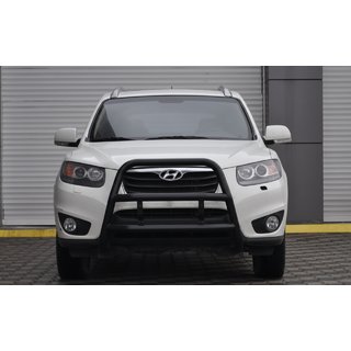 Bull Bar WT018 Black (Stainless Steel) Hyundai Santa Fe 2 2006-2012 photo 2
