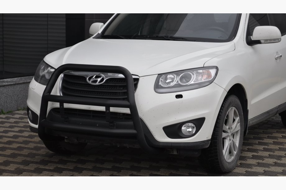 Hyundai Santa Fe 2 2006-2012 Bull Bar WT018 Black (Stainless Steel) Image