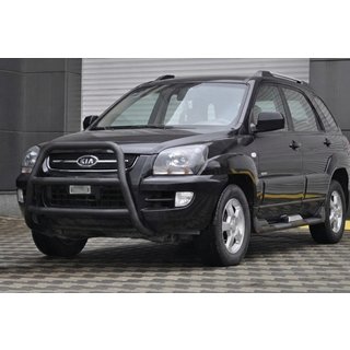 Bull Bar WT018 Black (Stainless Steel) Kia Sportage 2004-2010 photo 1