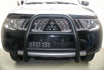 Mitsubishi L200 2006-2015 Bull Bar WT018 Black (Stainless Steel) photo 3