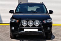 Mitsubishi Outlander 2006-2012 Bull Bar WT018 Black (Stainless Steel) photo 1