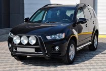Mitsubishi Outlander 2006-2012 Bull Bar WT018 Black (Stainless Steel) photo 2