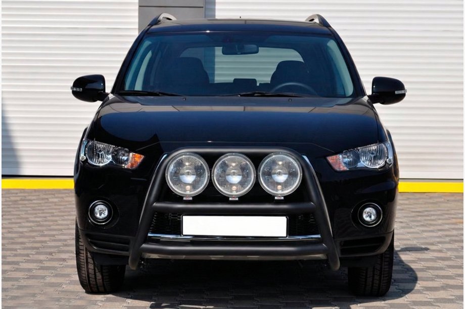 Mitsubishi Outlander 2006-2012 Bull Bar WT018 Black (Stainless Steel) Image