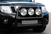 Nissan Navara 2006-2015 Bull Bar WT018 Black (Stainless Steel) photo 1