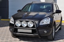 Nissan Qashqai 2010-2014 Bull Bar WT018 Black (Stainless Steel) photo 2
