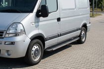 Renault Master 1998-2010 Side Steps Duru (2 pcs, Aluminum) photo 1