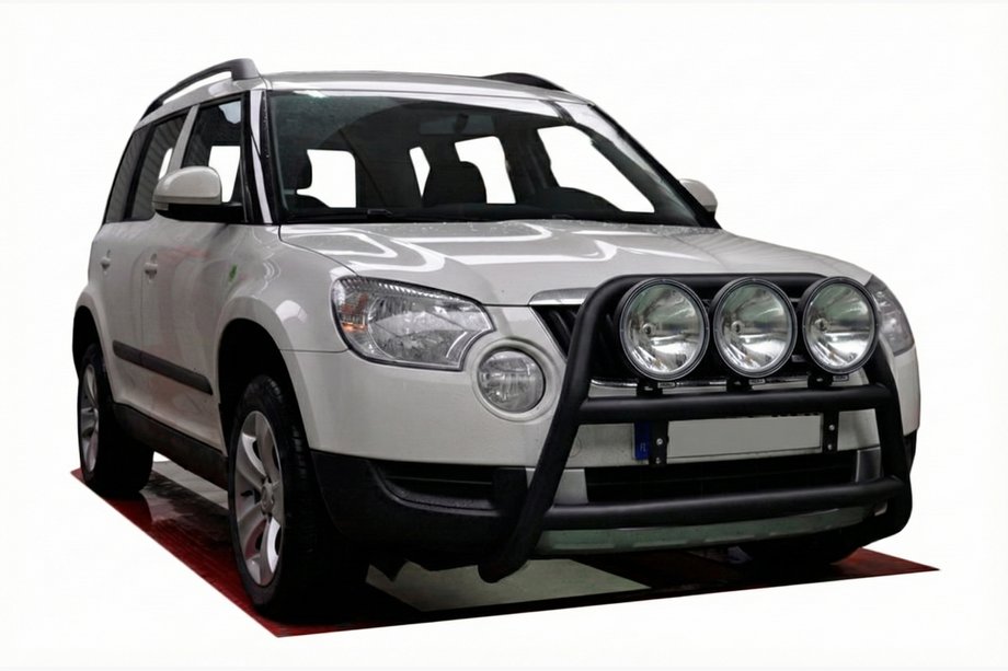 Skoda Yeti 2009-2017 Bull Bar WT018 Black (Stainless Steel) Image