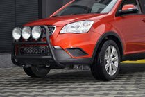 SsangYong Korando 2010-2019 Bull Bar WT018 Black (Stainless Steel) photo 4