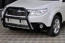 Subaru Forester 2008-2013 Bull Bar WT018 Black (Stainless Steel) photo 2