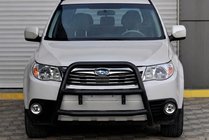 Subaru Forester 2008-2013 Bull Bar WT018 Black (Stainless Steel) photo 3