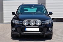 Volkswagen Tiguan 2007-2016 Bull Bar WT018 Black (Stainless Steel) photo 2