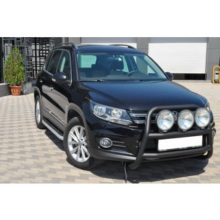 Bull Bar WT018 Black (Stainless Steel) Volkswagen Tiguan 2007-2016 photo 3