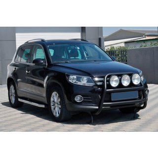 Bull Bar WT018 Black (Stainless Steel) Volkswagen Tiguan 2007-2016 photo 1