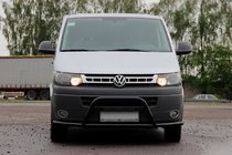 Volkswagen T5 2010-2015 Bull Bar WT007ST Black (Stainless Steel) photo 3