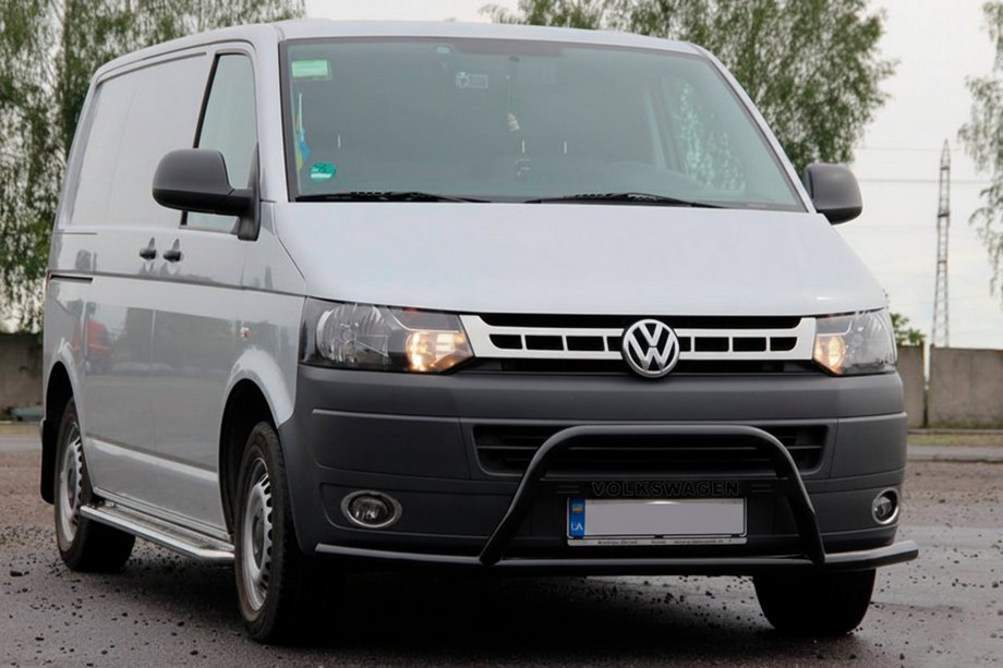Volkswagen T5 2010-2015 Bull Bar WT007ST Black (Stainless Steel) Image