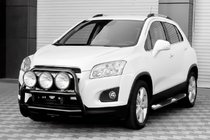Chevrolet Trax 2012-2023 Front Bar WT018 Black (Stainless Steel) photo 4