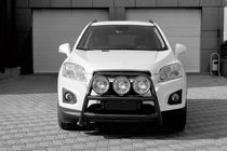 Chevrolet Trax 2012-2023 Front Bar WT018 Black (Stainless Steel) photo 2